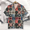 Gym Hawaiian Shirt - Custom Name - Barbell Pattern