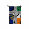PresentsPrints, New Hampshire IRISH Garden Flag 12 inches x 18 inches Twin-Side Printing