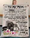 PresentsPrints, Trucker Happy Mother&#39;s Day - Fleece Blanket