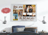 PresentsPrints, Best Dad Ever, Custom Photo Collage Matte Canvas Art Fathers Day Gift for Daddy