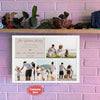 PresentsPrints, Personalized Family Canvas, When Life Began Love Never Ends Family Photo Collage Wall Art, Unique gifts ideas for Father&#39;s day