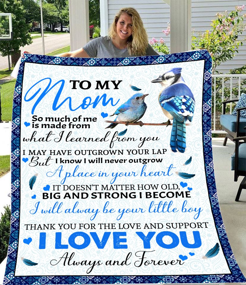 PresentsPrints, Always Love You Happy Mother's Day - Fleece Blanket
