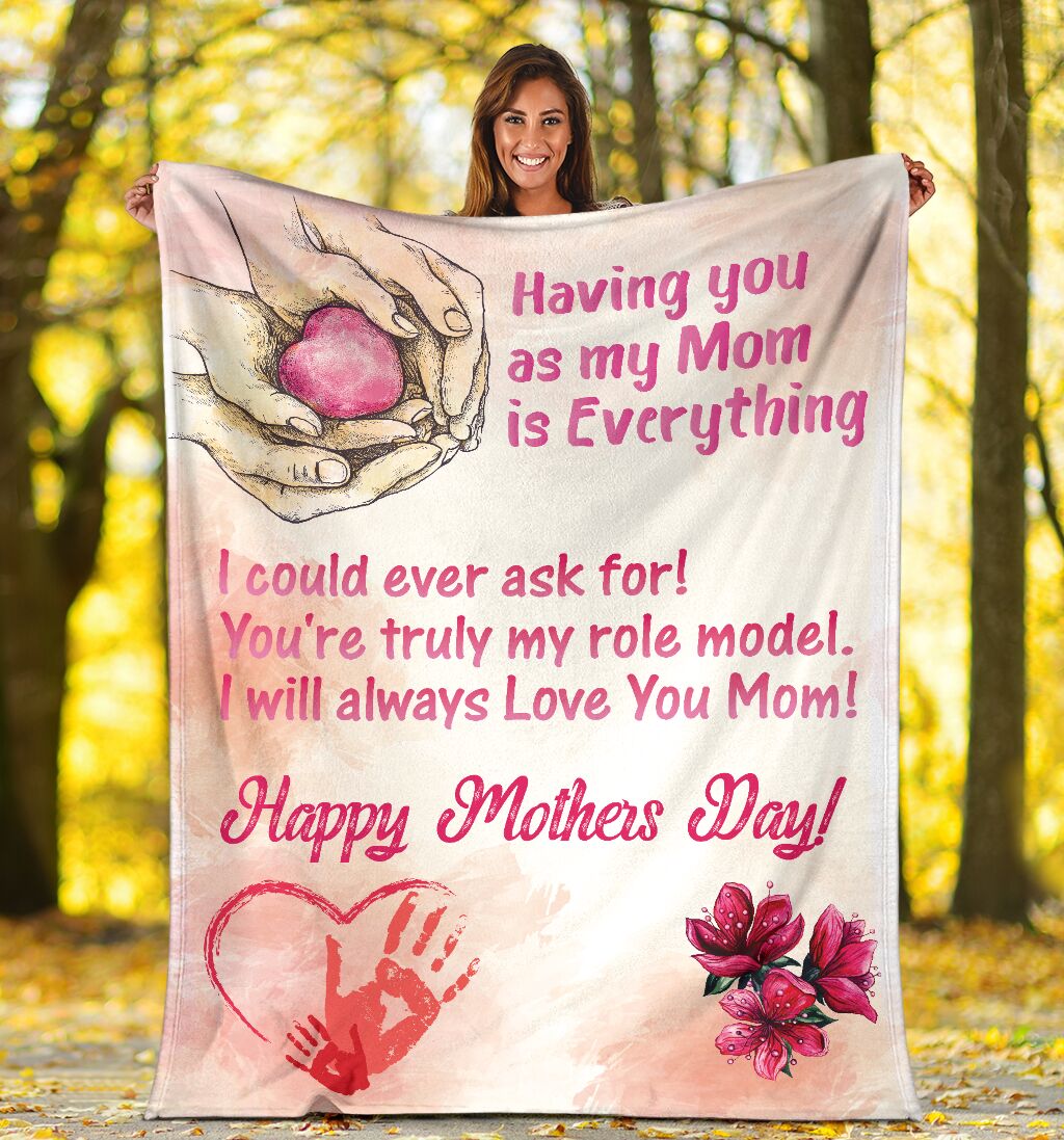PresentsPrints, Happy Mother's Day - Fleece Blanket