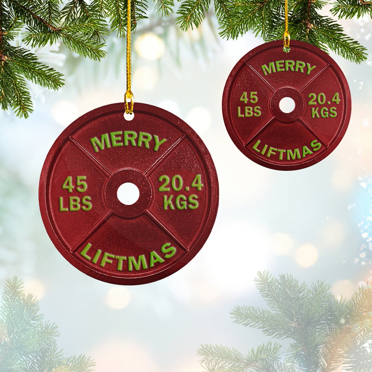 Weightlifting - Crossfit Car Ornament - Gift for Gymer