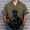 Personalized Veteran Hawaiian Shirt - custom military branches - Before You Break Into My House Stand Outside And Get Right With Jesus