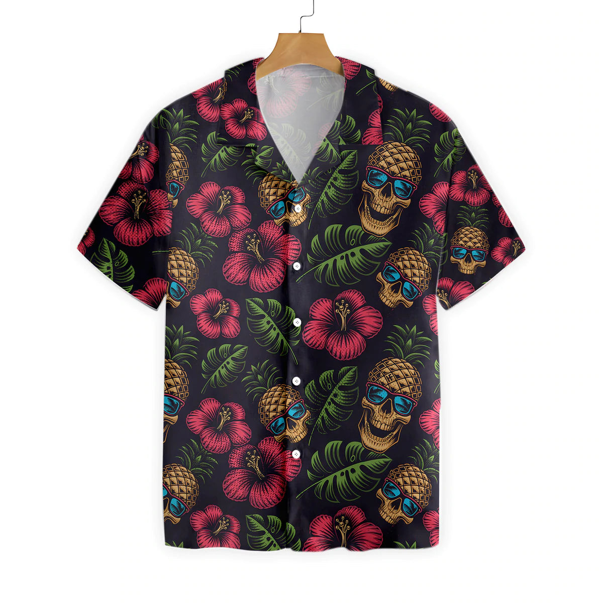 Pineapple Skull Hawaiian Shirt