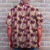 Surfing Hawaiian Shirt - Custom Palm Trees Background