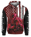 PresentsPrints, US Firefighter 911 Never Forget Full Printed 3D Hoodies