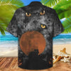 Black Cat- Halloween Hawaiian Shirt, Aloha Shirt