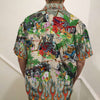 Personalized Hot Rod Hawaiian Shirt - Skull Hot Rod &amp; Palm Tree Pattern