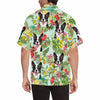 Custom Hawaiian Shirts with Face Cute Dog Tropical Aloha Shirt Birthday Vacation Party Gift for Husband