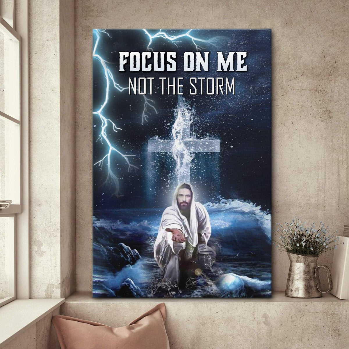 PresentsPrints, Focus On Me - Jesus Canvas