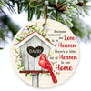 PresentsPrints, Someone We Love Is In Heaven - Memorial Gift - Personalized Custom Circle Acrylic Ornament