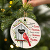 PresentsPrints, Someone We Love Is In Heaven - Memorial Gift - Personalized Custom Circle Acrylic Ornament