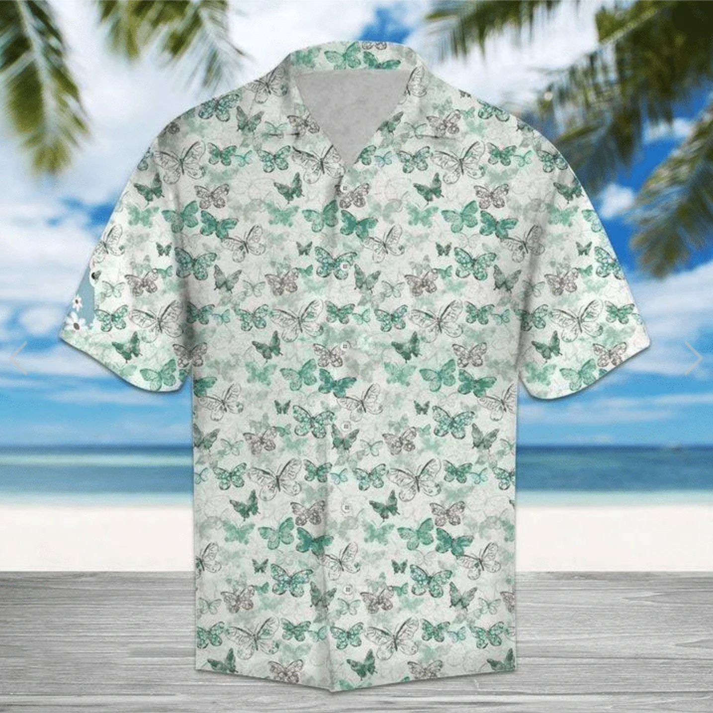 Amazing Butterfly Hawaiian Shirt, Aloha Shirt For Summer