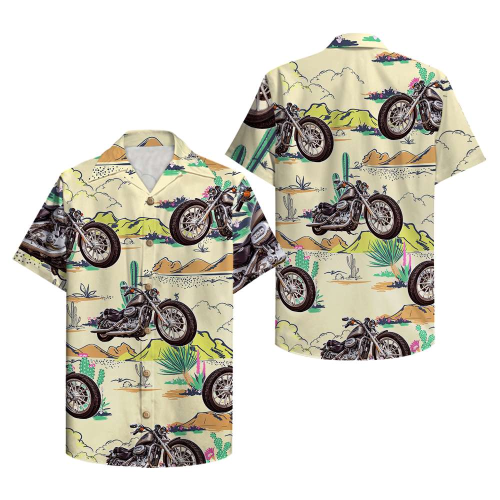 Biker Custom Hawaiian Shirt, Aloha Shirt