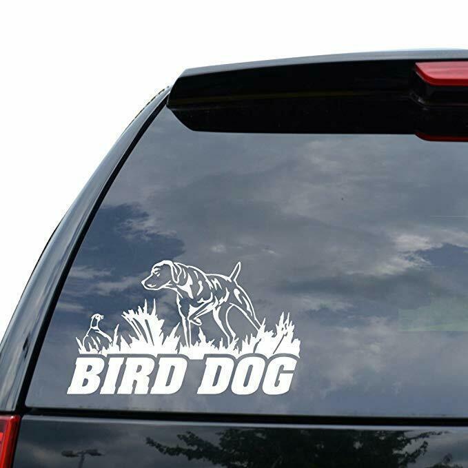 Bird Dog Car Decal Sticker | Waterproof | Vinyl Sticker