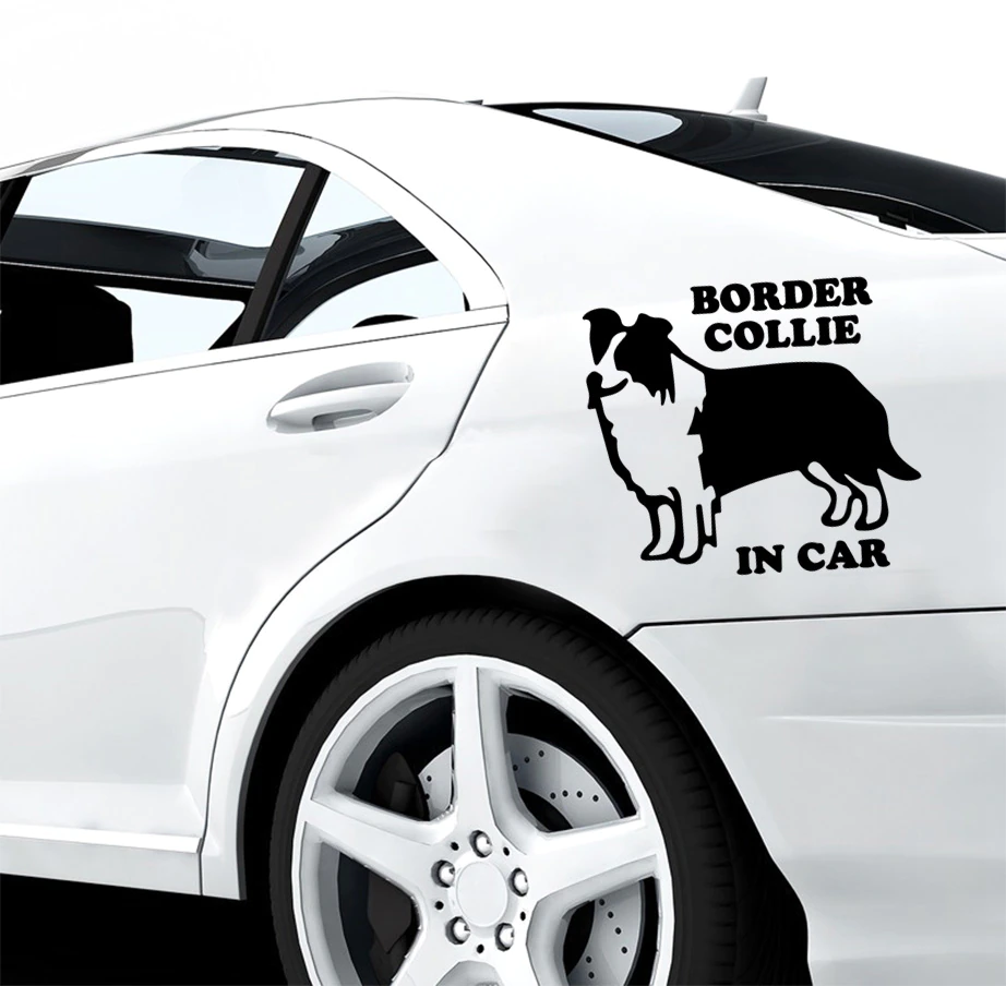 Border Collie Dog Car Decal Sticker | Waterproof | Vinyl Sticker