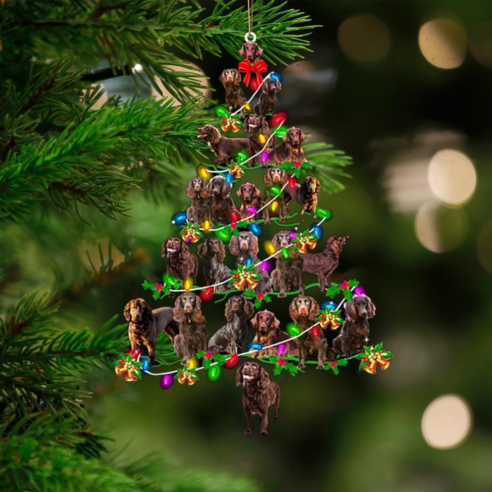 Boykin Spaniel-Christmas Tree Lights-Two Sided Ornament