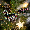 TRA96 - SHAPED ORNAMENT - DACHSHUND LIGHT 118 Car Ornament