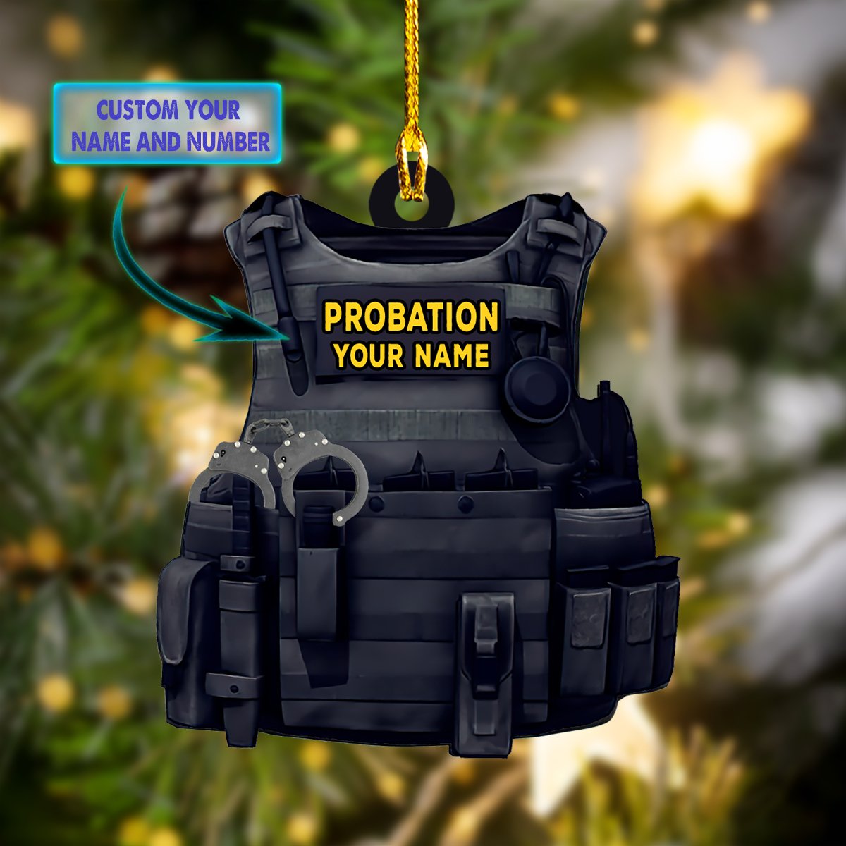 Probation - Gift For Probation - Probation Custom Shaped Ornament - Probation Christmas Day - Probation - Dah 165