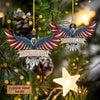 Custom Shaped Ornament Eagle American DT69-CT-1131 Car Ornament