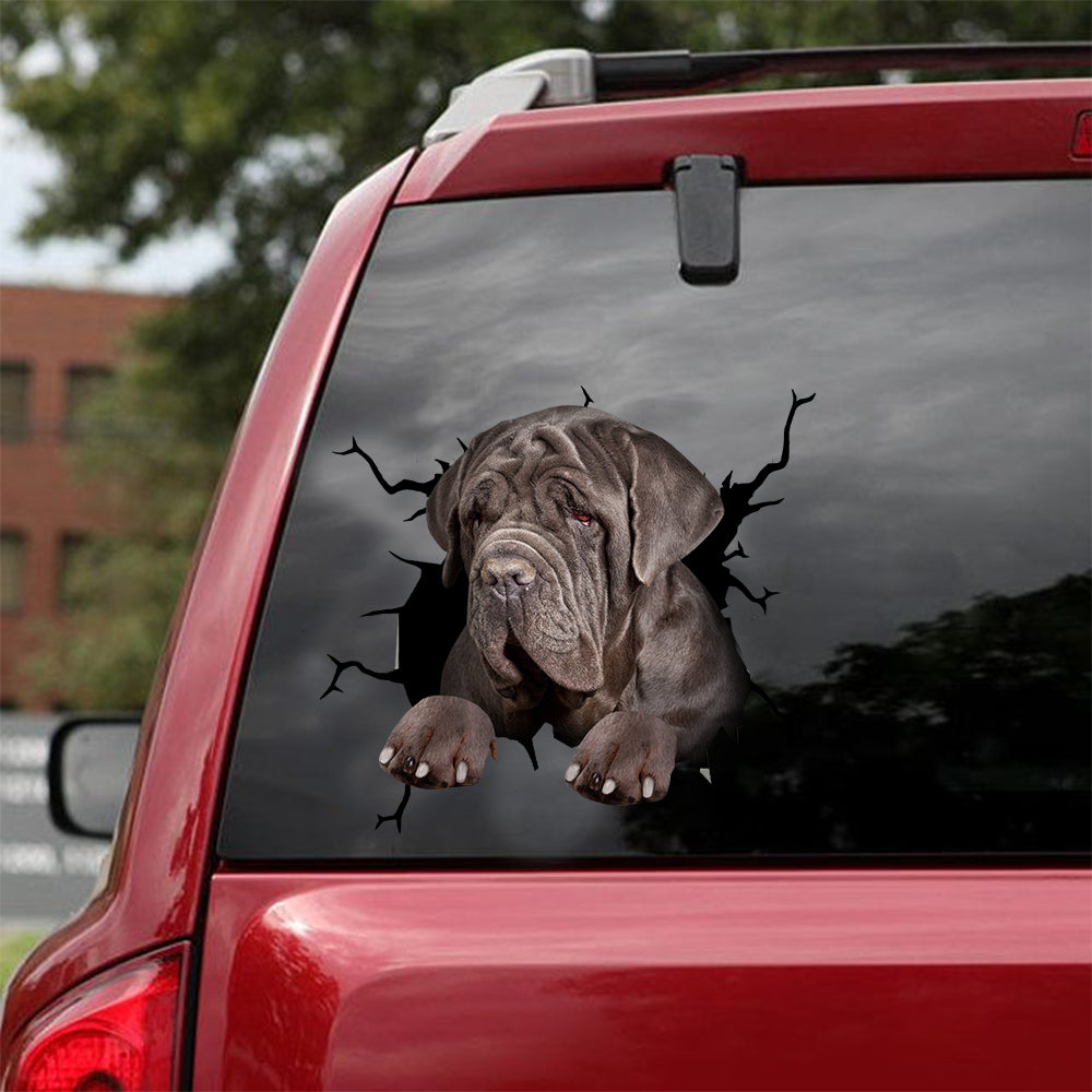 Neapolitan Mastiff Crack Decal For Rear Window Wiper Fun Clear Sticker Paper Birthday Gift For Girlfriend