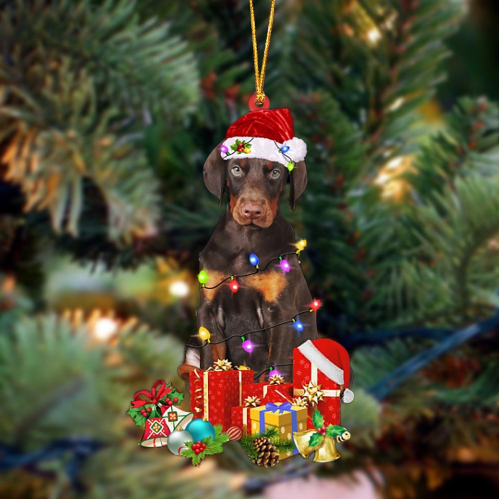 Dobermann-Dog Be Christmas Tree Hanging Ornament