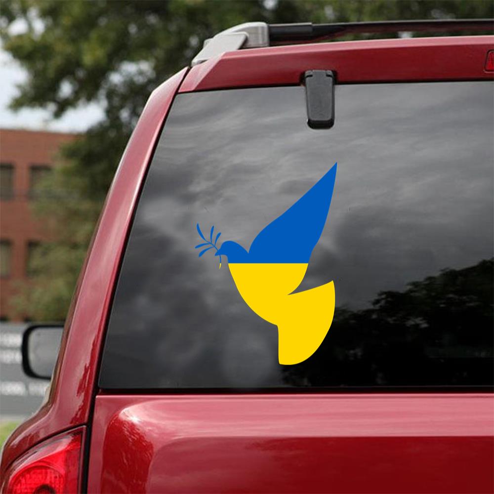 Dove And Olive Branch Sticker Car Vinyl Decal Sticker