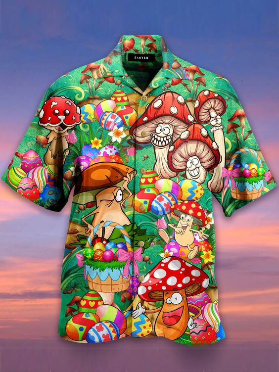 PresentsPrints, Easter Hawaiian Shirt