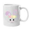 Easter Bunny Face Pastel Tee For Girls And Toddlers Coffee Mug