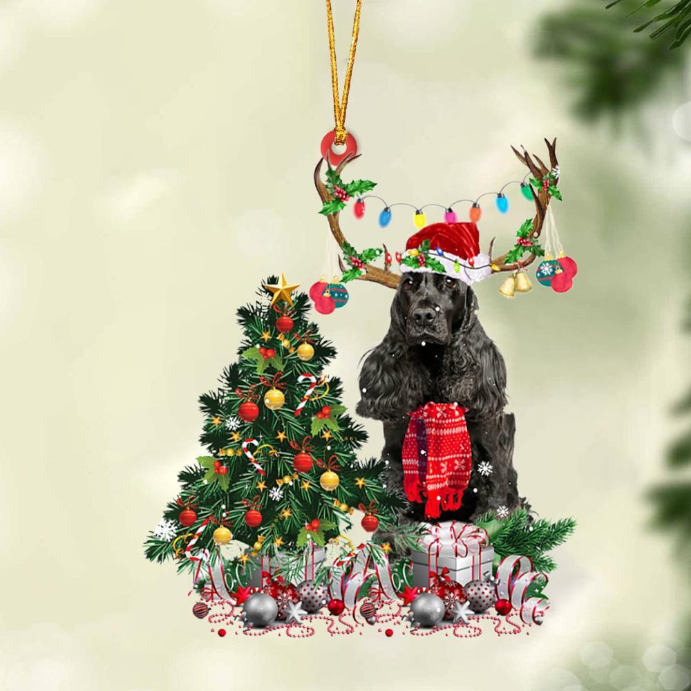 English Cocker Spaniel 1-Christmas Tree Gift Hanging Ornament