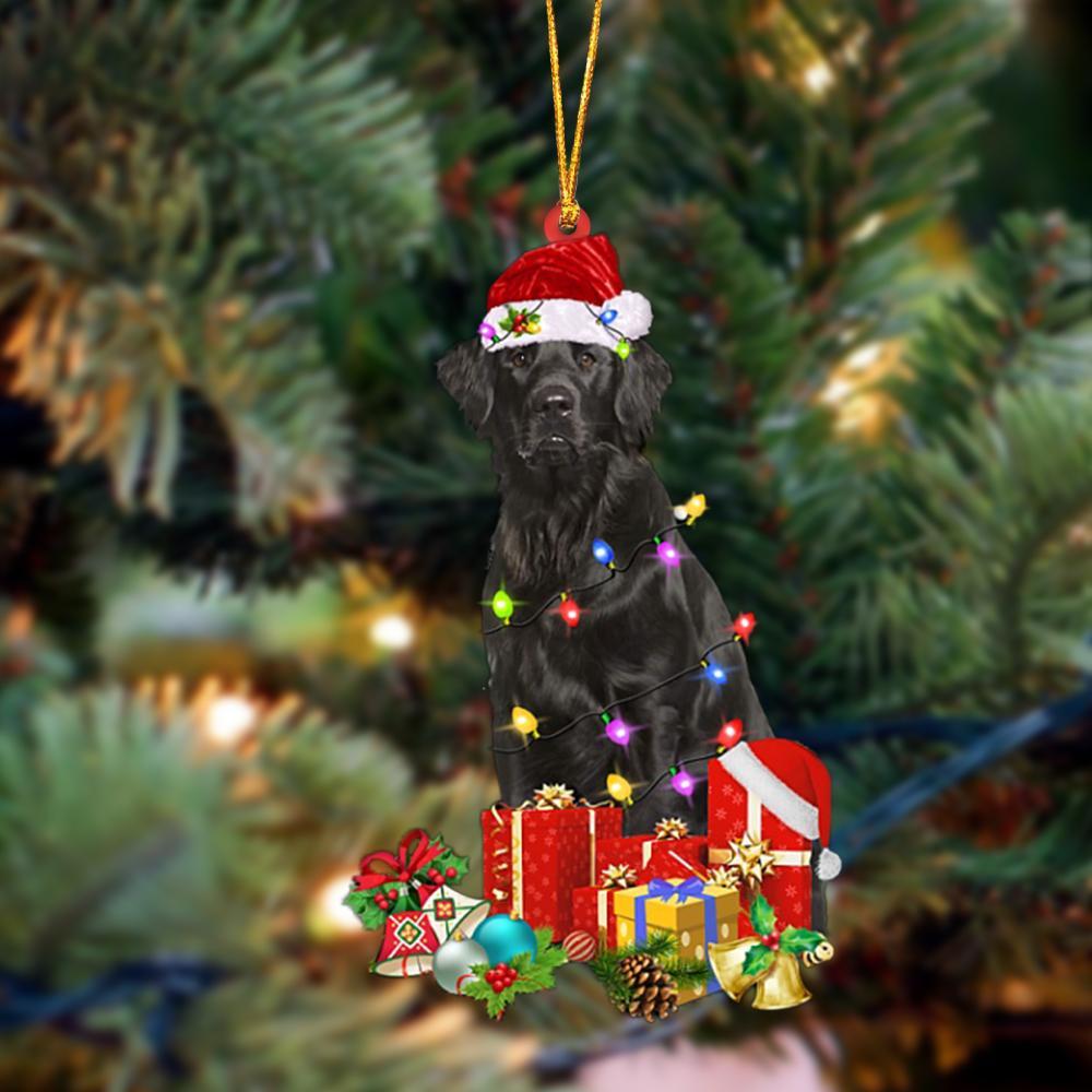 Flat coated Retriever-Dog Be Christmas Tree Hanging Ornament