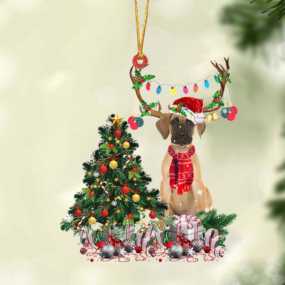 Great Dane-Christmas Tree Gift Hanging Ornament