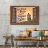 PresentsPrints, I Will Walk By Faith Even I Cannot See - Special Jesus Canvas