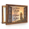 PresentsPrints, I Will Walk By Faith Even I Cannot See - Special Jesus Canvas