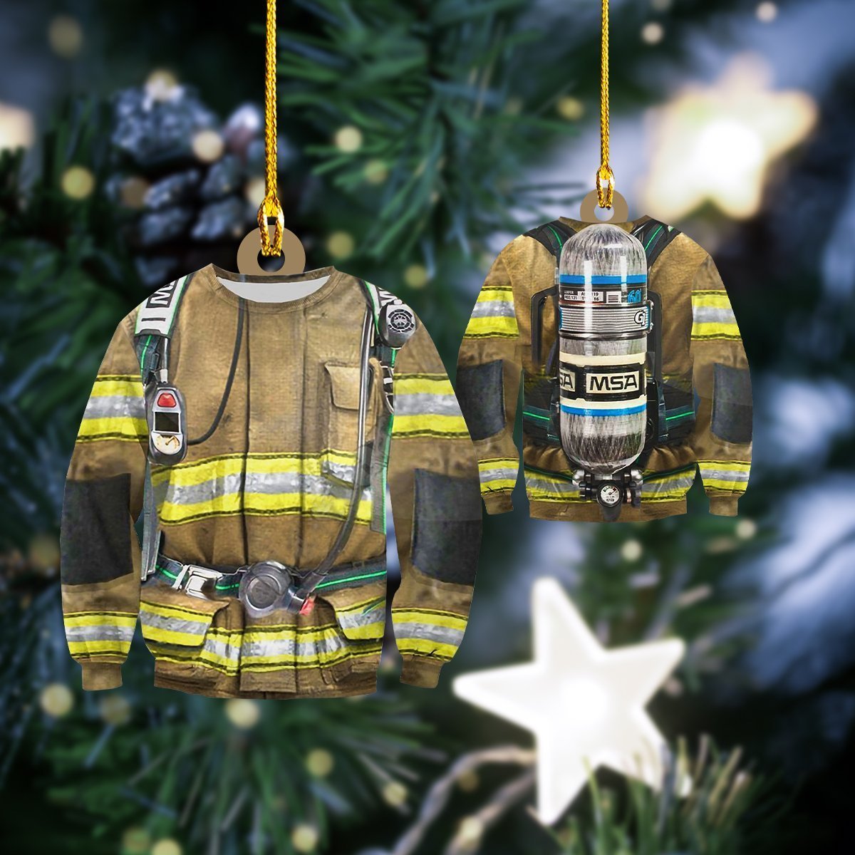 FIREFIGHTER - Shaped Ornament - Nmd Car Ornament