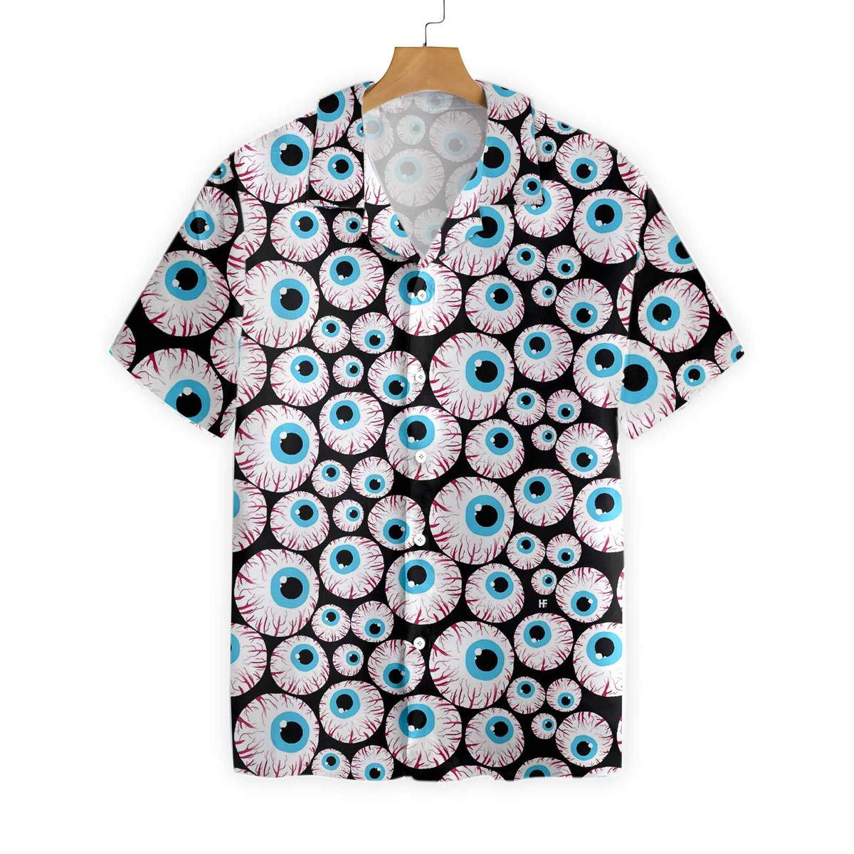 Halloween Creepy Eyeballs 3D All Over Printed Hawaiian Shirt, Aloha Shirt SOP000150