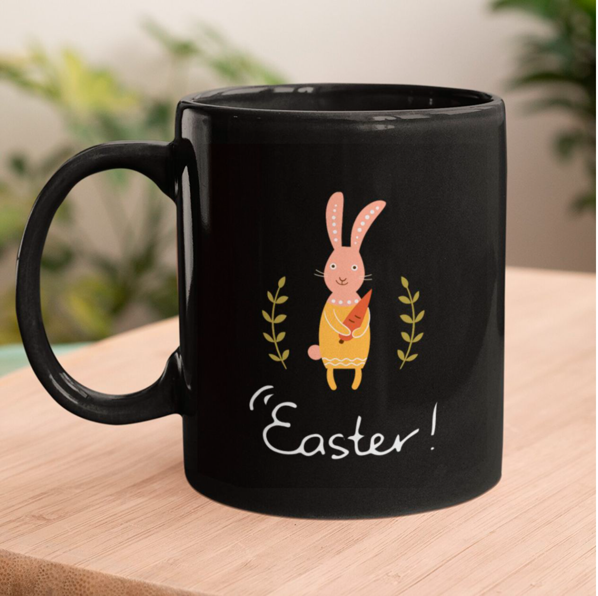 PresentsPrints, Easter Bunny Gift Spring, Easter Eggs Mugs