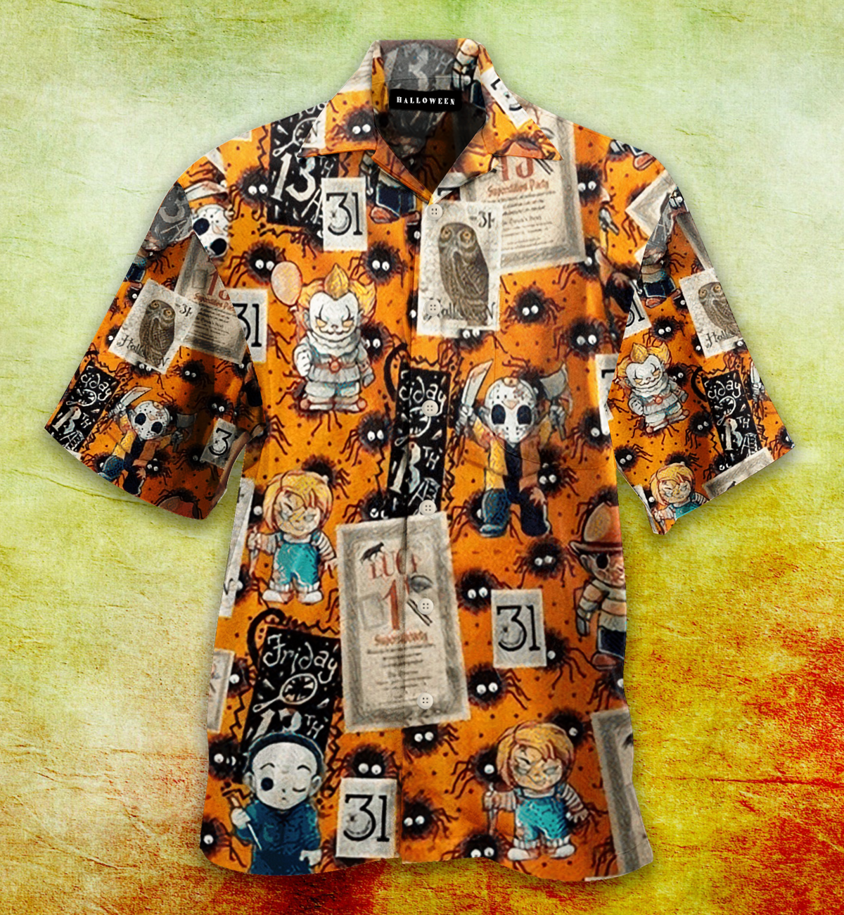 Halloween - Horror Hawaiian Shirt, Aloha Shirt