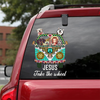 Hippie Car Decal Sticker | Waterproof | Vinyl Sticker