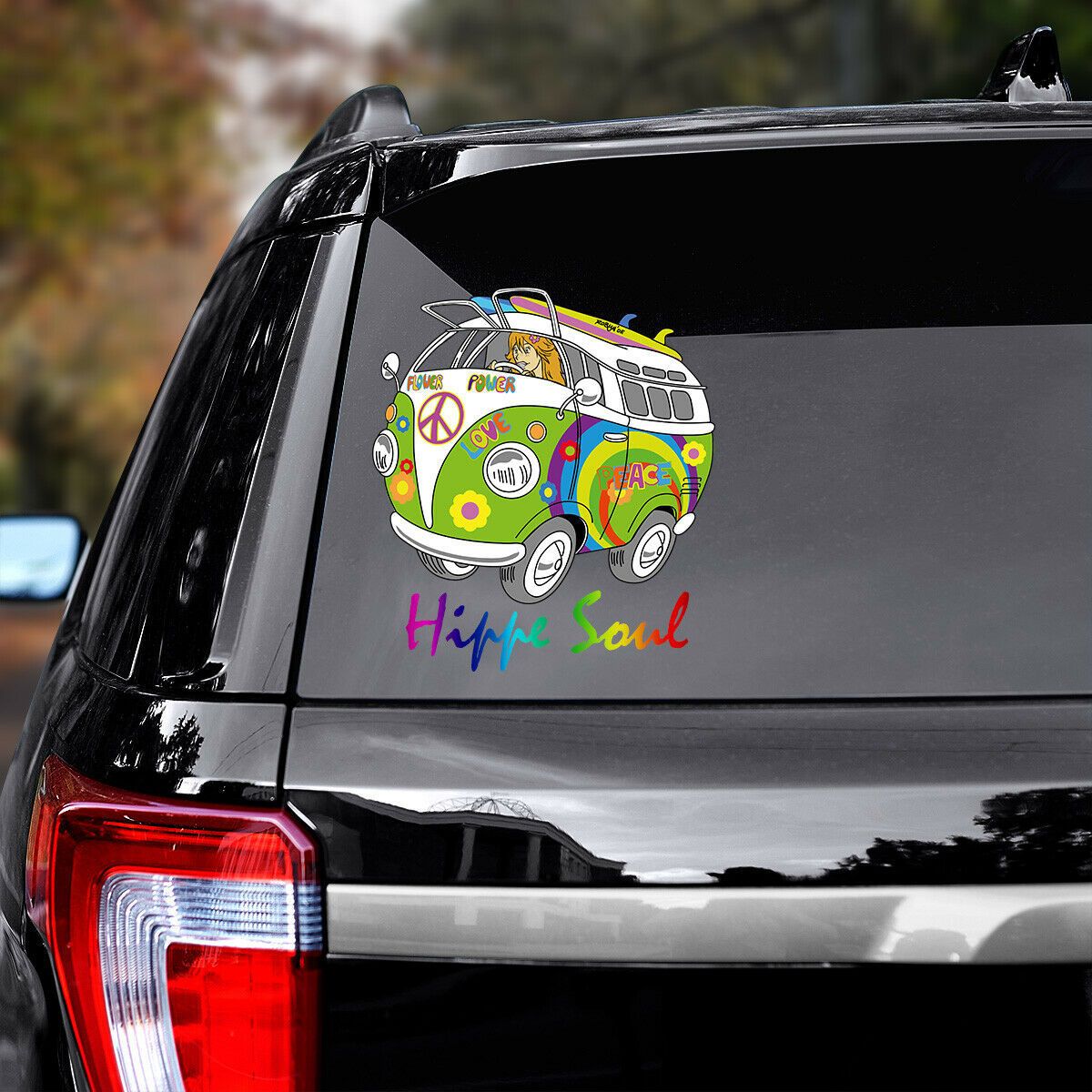 Hippie Soul Car Decal Sticker | Waterproof | Vinyl Sticker