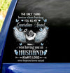 Husband Car Decal Sticker | Waterproof | Vinyl Sticker