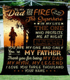 To My dad, Custom Thoughtful Blanket great gifts ideas for father&#39;s day