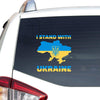 I Stand With Ukraine - Ukraine Is Our Country Peace Love Ukraine Car Vinyl Decal Sticker