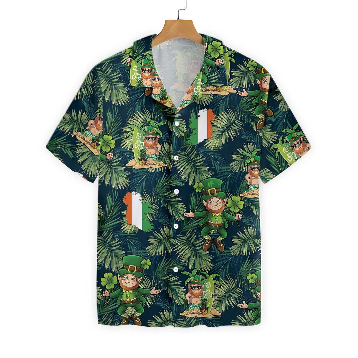 PresentsPrints, Irish people proud Leprechaun tropical - Hawaiian Shirt
