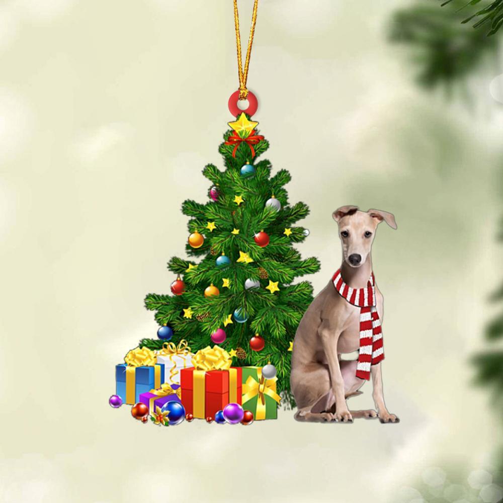 Italian Greyhound-Christmas Star Hanging Ornament