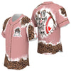Baseball Pink Leopard Biggest Fan Baseball Jersey