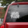 Just One More Gun Peace Love Ukraine Car Vinyl Decal Sticker