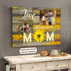 PresentsPrints, Love Begin With Mom, Personalized Canvas, Mother&#39;s Day Gift